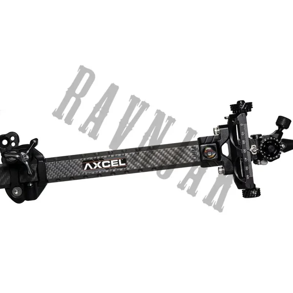 Axcel Sight Achieve XP Variable Range 1.5" Carbon Bar Recurve 9"