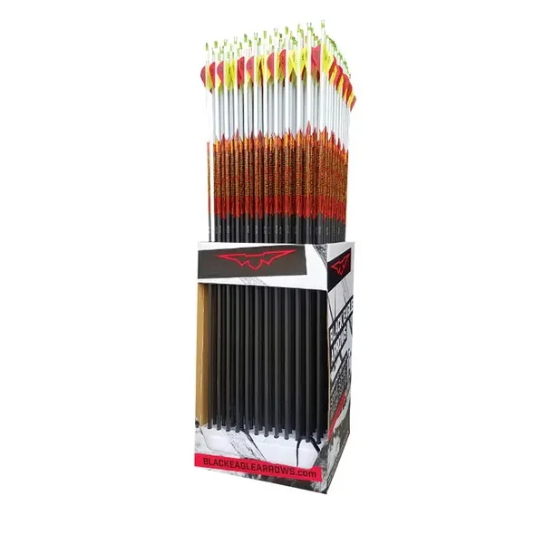 Black Eagle Arrow Carbon Hunting Fletched Outlaw Display Pack.005