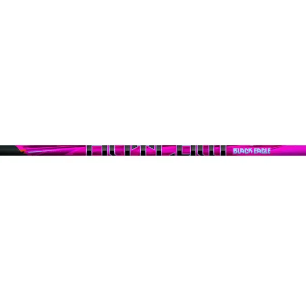Black Eagle Arrow Carbon Hunting Fletched Pink Outlaw .005"