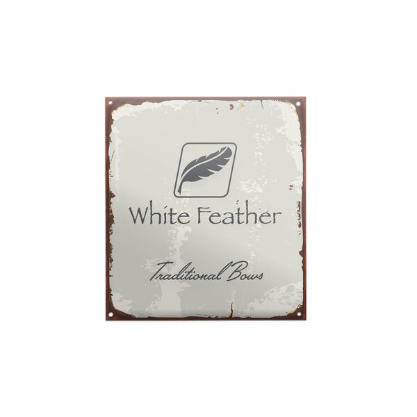 White Feather Board Aluminum 35x31.5 cm