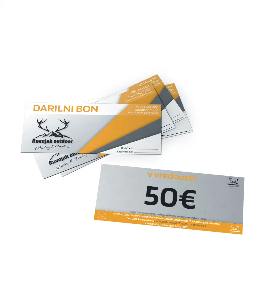 Vrednostni darilni boni za 50 €